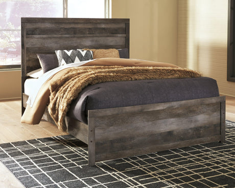 Wynnlow Gray Queen Panel Bed full view