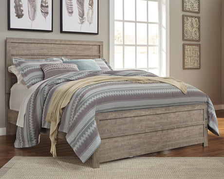 Culverbach Gray Queen Panel Bed front view