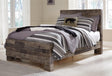 Derekson Multi Gray Full Panel Bed front angle view