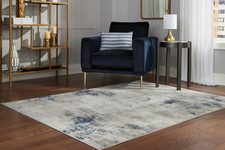 Wrenstow Multi Medium 5'3 x 7'3 Rug front view