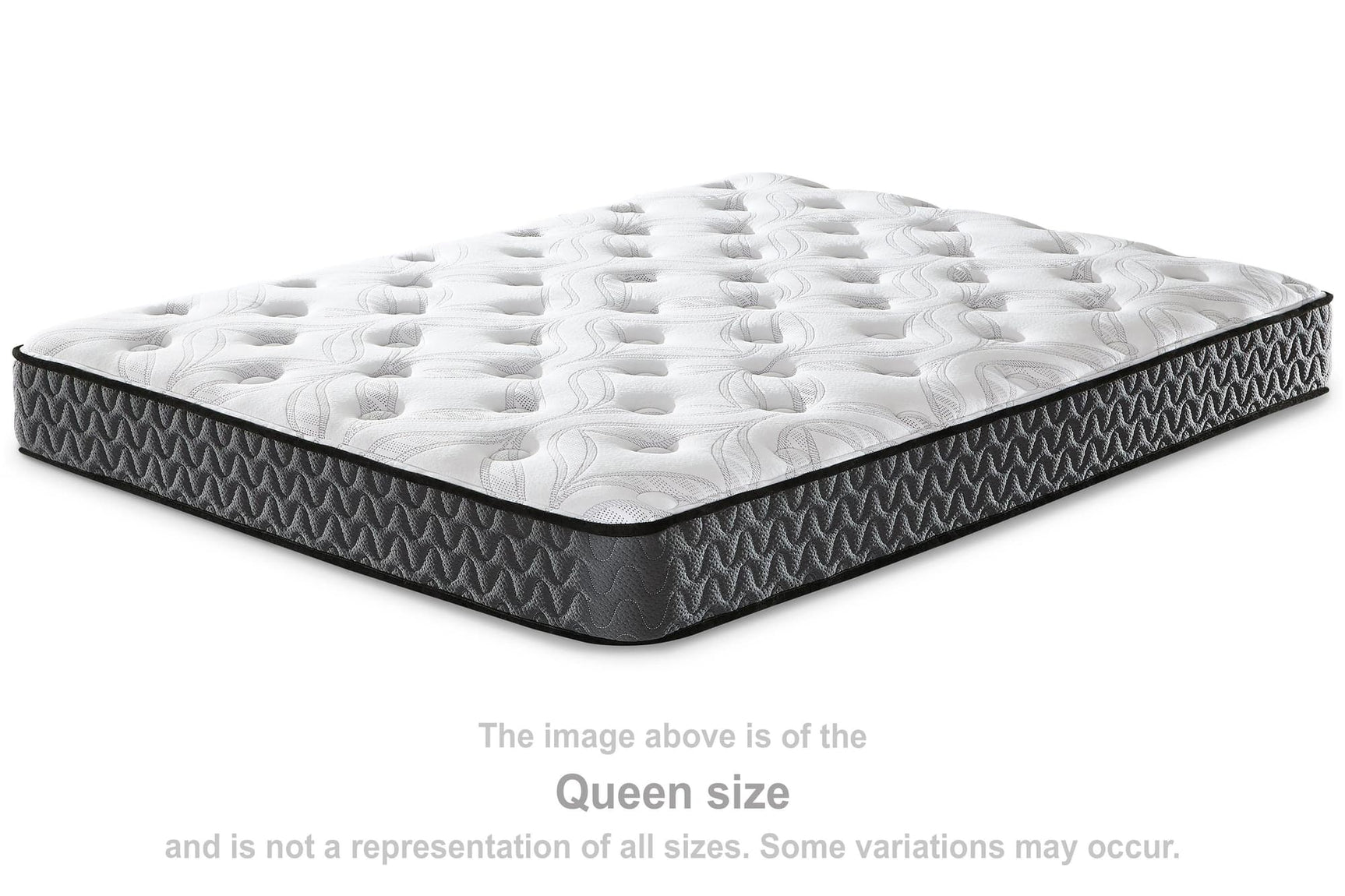8 Inch Bonnell Hybrid Full Mattress white angled view