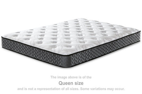 8 Inch Bonnell Hybrid Full Mattress white angled view