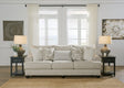 Asanti Fog Chenille Sofa front view