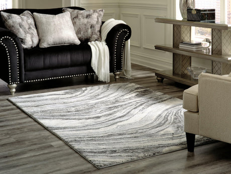 Wysdale Ivory Gray 7'10" x 10'3" Rug front view