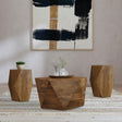 Zalika coffee table hexagonal design top view