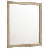 Oakglen Weathered Oak Dresser Mirror front view