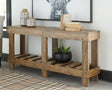 Susandeer sofa console table side angle showing drawers