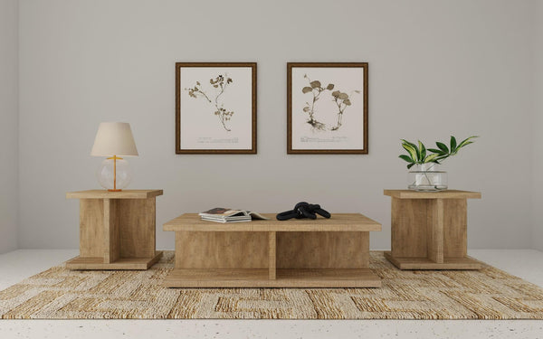 Cortona Mango coffee table front angle