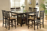 Main view of Gabriel Cappuccino Square Counter Height Dining Set