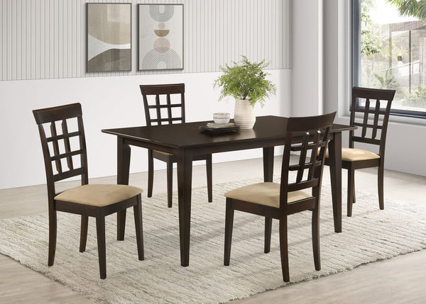 Gabriel Cappuccino 59-inch rectangular dining table main view