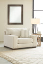 Maggie Birch Chenille Oversized Chair front angle