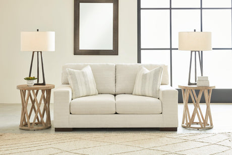 Maggie Birch Chenille Loveseat front angle view