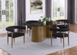 Edson Bronze Rectangular Glass Top Dining Room Set main view