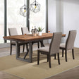 Spring Taupe Rectangular Dining Set main view