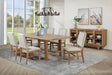 Middleton Brown Beige Extension Leaf Dining Room Set main view