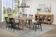 Main view of Middleton Brown Black Extendable Dining Room Set dining furniture