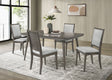 Onslow Dark Gray 59-inch Rectangular Dining Set main view