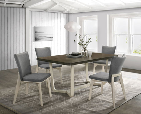 Biloxi Gray Brown 71-inch Rectangular Dining Set main view