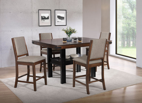 Patterson Mango Oak Counter Height Dining Set main view