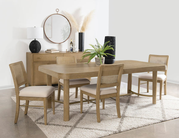 Arini Sand Wash Extension Leaf Dining Room Set main view