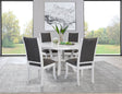 Judd Pearl White 54-inch Round Wood Dining Room Set main view