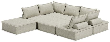 Bales Taupe 7-Piece Modular Sectional Seating main view
