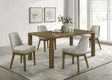 Castlewood Brown Oak 71-inch Rectangular Dining Room Set main view