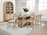 Main view of Kailani Beige Oak Wood Counter Height Dining Set