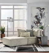 Bales Taupe 2-Piece Modular Sectional Sofa main front view