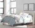 Socalle Natural Full Panel Full-Size Platform Bed front view