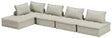 Bales Taupe 5-Piece Modular Sectional seating main view