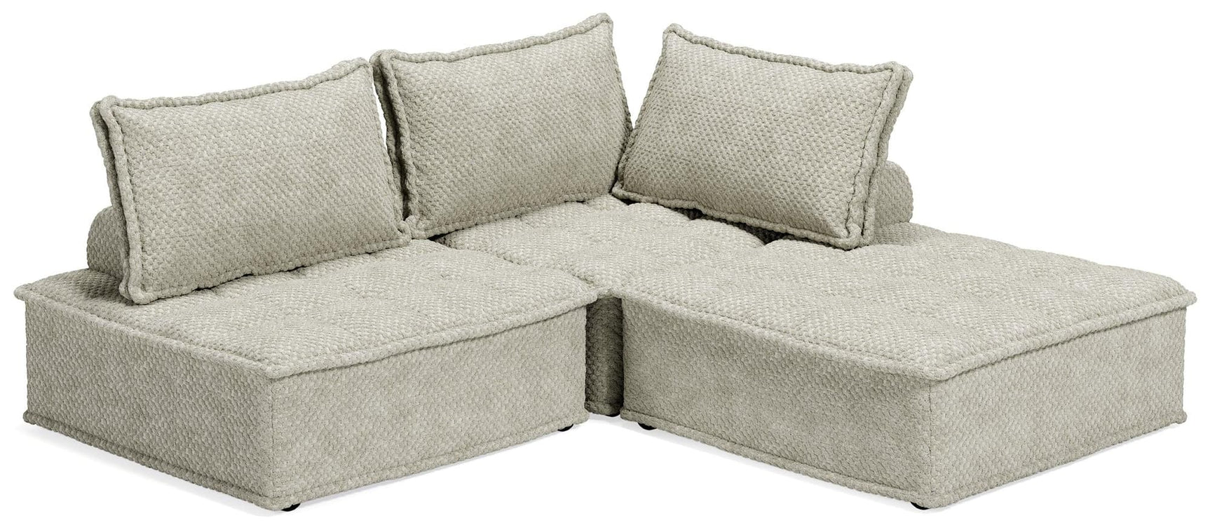 Bales Taupe 3-Piece Modular Sectional Sofa main view