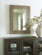Waltleigh Distressed Brown Accent Mirror front view