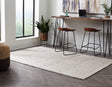 Jossick Cream Taupe 7'8" x 10' handwoven rug full view