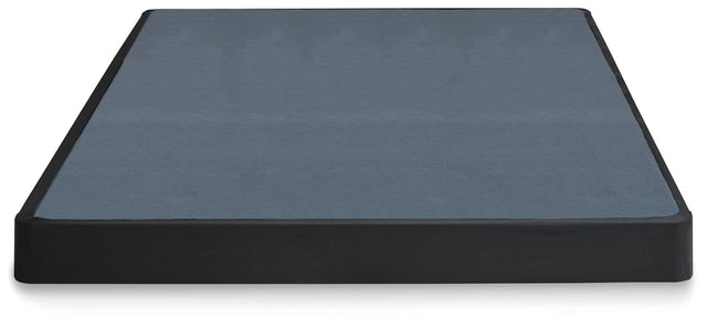 Low Profile Black Queen Foundation, angled side view