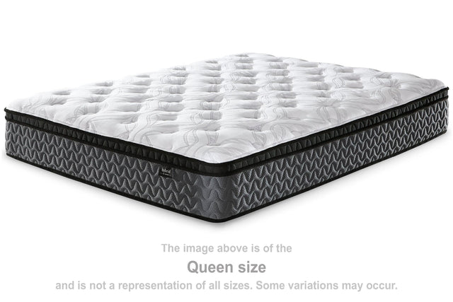 12 Inch Pocketed Hybrid Full Mattress by Ashley - front view
