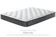 8 Inch Bonnell Hybrid White King Mattress angled side view