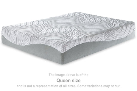 12 Inch Memory Foam Twin Mattress by Ashley, front view