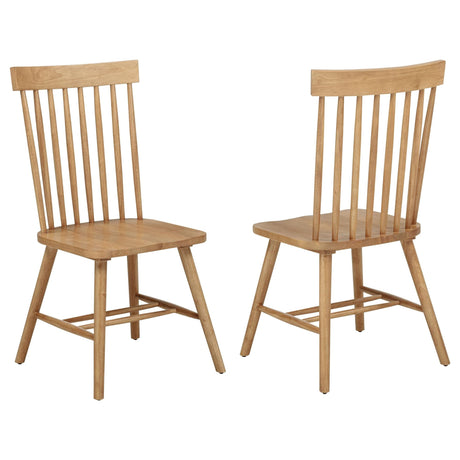 Andrews Windsor Spindle Back Dining Side Chair front view
