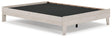 Socalle Light Natural Queen Platform Bed front view