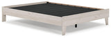 Socalle Light Natural Queen Platform Bed front view