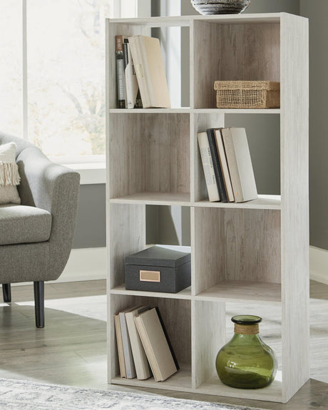 Paxberry Whitewash Eight-Cube Organizer front angle
