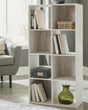 Paxberry Whitewash Eight-Cube Organizer front angle