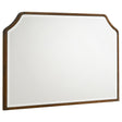 Garland dresser mirror brown cherry front view
