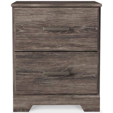 Ralinksi Gray Nightstand front view in gray finish