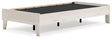 Socalle Light Natural Twin Platform Bed front angle view