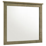 Hazlewood Vineyard Oak dresser mirror front view