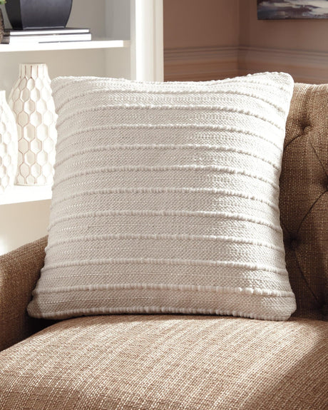 Theban Cream Pillow set of 4 square pillows front view