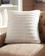 Theban Cream Pillow set of 4 square pillows front view