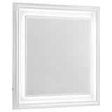 Cassia dresser mirror white high gloss front view